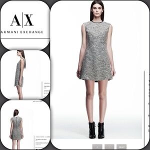 New - Armani Exchange a-line dress.